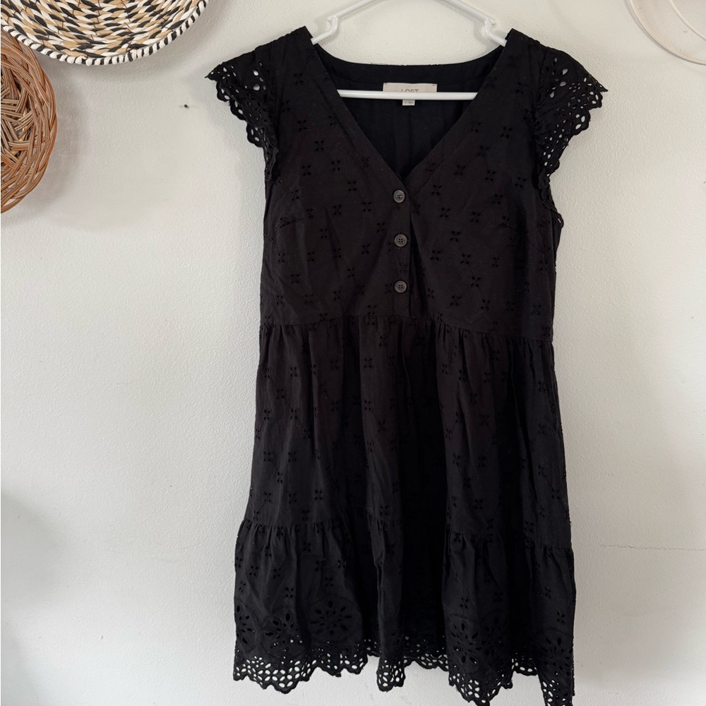 Loft eyelet dress